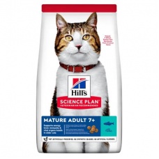Сухой корм Hill's Science Plan для пожилых кошек (7+), с тунцом, 1,5 кг