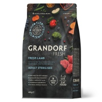GRANDORF FRESH CAT Lamb STERILISED сухой корм для стерелизованных кошек, ягненок, батат