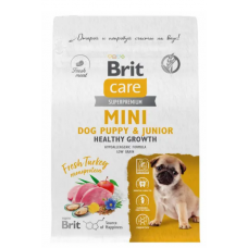 Brit Care Mini сухой корм для щенков и собак мелких пород, индейка, 400 г