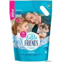 Little Friends Ocean наполнитель силикагелевый 5 л