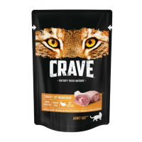 Crave пауч для кошек индейка в желе 70 г 