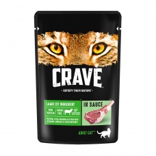 Crave пауч для кошек ягненок в соусе 70 г