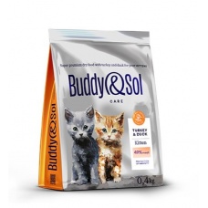 Buddy Sol сухой корм для котят с индейкой и уткой