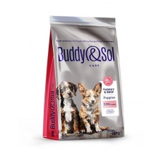 Buddy Sol сухой корм для щенков, индейка и говядина