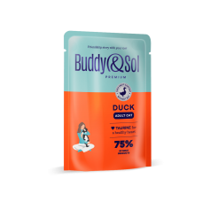 Buddy Sol пауч для врослых кошек, кусочки в соусе с уткой