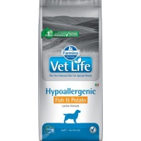 Farmina Vet Life Сухой корм для собак Hypoallergenic, рыба с картофелем