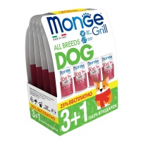 Monge Новогодний набор Dog Grill Pouch для собак 3+1