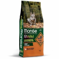 Monge Dog BWild GRAIN FREE беззерновой корм из мяса утки с картофелем для взрослых собак всех пород