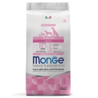 Monge Dog Monoprotein корм для собак всех пород свинина с рисом и картофелем