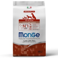 Monge Dog Speciality Puppy&Junior корм для щенков всех пород ягненок с рисом