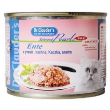 Dr. Cluader's Selected Pearls Duck консервированный корм с уткой для кошек, 200 г