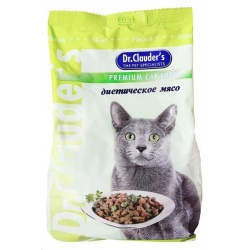 Dr. Cluader's cухой корм ДИЕТИЧЕСКОЕ МЯСО для кошек, 15 кг