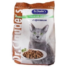Dr. Cluader's cухой корм с КРОЛИКОМ для кошек, 400 г