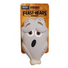 DOOG Игрушка для собак Застенчивая индейка, латекс