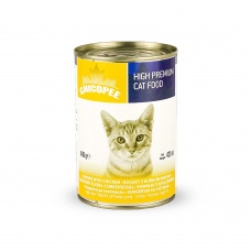CHICOPEE Cat Chunks Chicken консервы для кошек с курицей, уп. 9,6 кг
