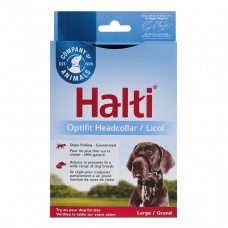 COA Недоуздок для собак "HALTI Optifit Headcollar", черный