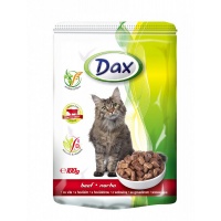Dax консервы с говядиной для кошек, 100 г