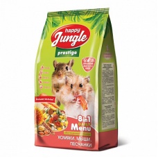 Happy Jungle Престиж Корм для хомяков, мышей, песчанок 500г, J405