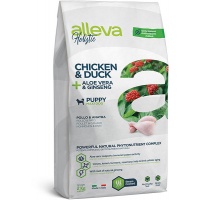 Сухой корм для щенков крупных пород Alleva Holistic Chicken & Duck + Aloe vera & Ginseng Puppy Maxi