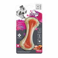 M-Pets Игрушка Кость вкус бекона нейлон 13 см