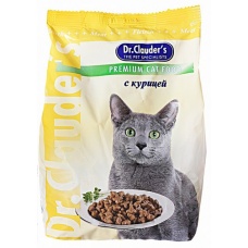 Cухой корм для кошек с курицей, уп. 400 гр.