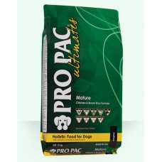 PRO PAC Mature Chicken & Brown Rice корм для пожилых собак