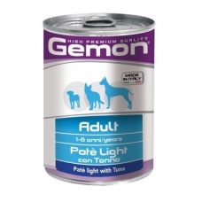 Gemon Dog Light консервы для собак облегченный паштет тунец 400г