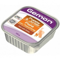 Gemon Dog консервы для собак паштет с кусочками индейки 150г