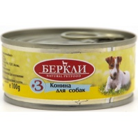 Беркли консервы для собак №3 Конина
