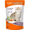 Cat Lunch пауч для кошек кусочки в желе Говядина и Язык