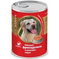 Dog Lunch консервы для собак Мясные фрикадельки в нежном соусе Говядина
