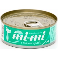 MI-MI консервы для кошек и котят с мясом краба