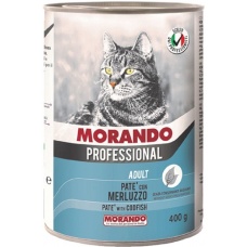 Morando Professional консервы для кошек паштет с Треской