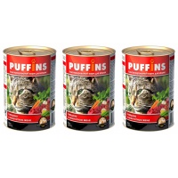 Puffins консервы для кошек Говядина в желе