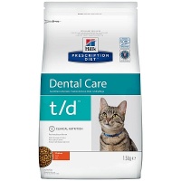 Сухой диетический корм для кошек Hill's Prescription Diet t, с курицей 1,5 кг