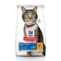 Сухой корм Hill's Science Plan Oral Care для взрослых кошек, с курицей, 1,5 кг