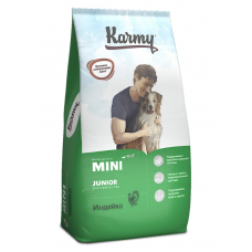 Karmy Mini Junior сухой корм для щенков мелких пород c индейкой, 10 кг